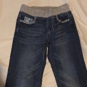 Justice Girls size 8 bootcut jeans.